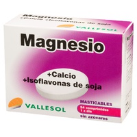 Magnesium, kalcium, isoflavoner
