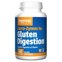 Frasco de digestão de glúten Zymes 60 cápsulas vegetais - Jarrow Formulas