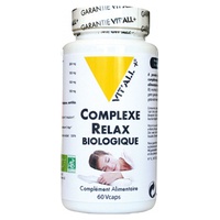 Complexe relax valeriana, pasiflora, espino y lúpulo bio 60 cápsulas vegetales - Vitall + | Natural Doctor