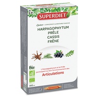 Cuarteto de articulación orgánica: cola de caballo, fresno, grosella negra, harpagophytum 20 ampollas - Superdiet | Natural Doctor