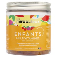 Pastilhas multivitamínicas Tutti Frutti para crianças 42 gomas - Les Miraculeux