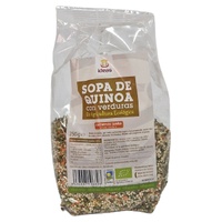 Sopa de quinoa com vegetais orgânicos desidratados