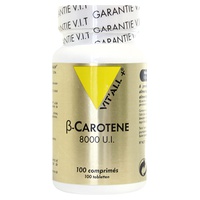 Betacaroteno 8000 UI 100 comprimidos - Vitall + | Natural Doctor