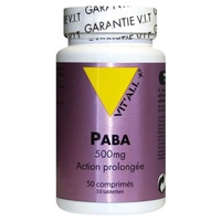 Paba 500 mg 50 cápsulas vegetales - Vitall + | Natural Doctor