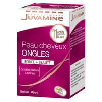 Força e Beleza - Pele, Cabelo, Unhas 40 cápsulas - Laboratoires Juvamine
