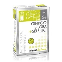 Ginkgo Biloba + Selen mikrosfärer