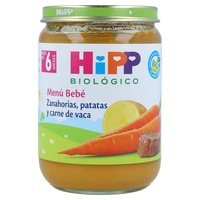 Burk med morötter, potatis och nötkött