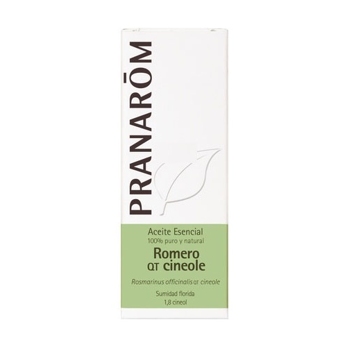 Pranarôm Olio Essenziale Di Rosmarino Cineolo HECT 10ml - Chemiotipato, 100% Puro E Naturale, Per Benessere E Respirazione