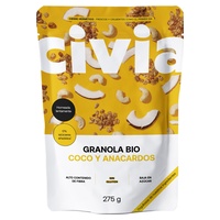 Bio kokosová a kešu granola