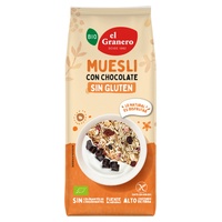 Bezlepkové čokoládové müsli