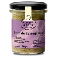 Patê de Berinjela Orgânica 180 g - Delicious & Sons