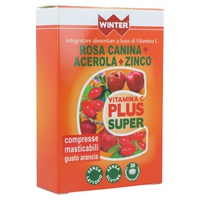 Vit c plus super + zinco 30 comprimidos mastigáveis - Winter Natura