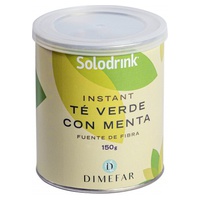 Solodrink grönt te, fiber, mintflaska