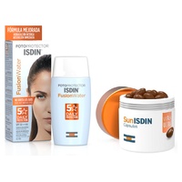 Crema solare ISDIN Fusion Water SPF 50 + Sun ISDIN Capsule