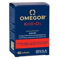 Omegor krill + vitamin d3