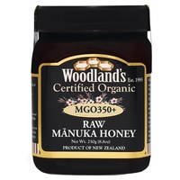 Manukový med mgo350+ bio raw monoflorální