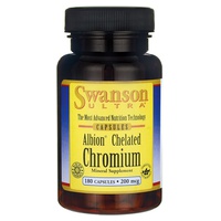 Cromo quelado Albion, 200 mcg 180 cápsulas - Swanson | Natural Doctor