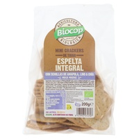 Teljes kiőrlésű tönköly mini keksz kovászos tésztával és magvakkal