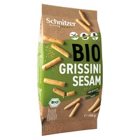 Gluten-free sesame grissini sticks