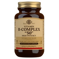 Vitamina B Complex 50 100 Caps Vegetales Solgar | Natural Doctor