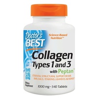 Colágeno tipo 1 y 3 con vitamina C 1000 mg 540 tabletas - Doctor's Best | Natural Doctor