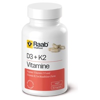 Vitamina D3 + K2 60 cápsulas - Raab | Natural Doctor