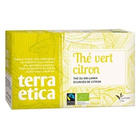Chá Verde e Limão 20 saquetas de infusão de 36g - TERRA ETICA