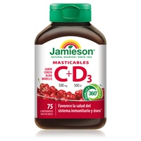 Žvýkací vitamín c+d3
