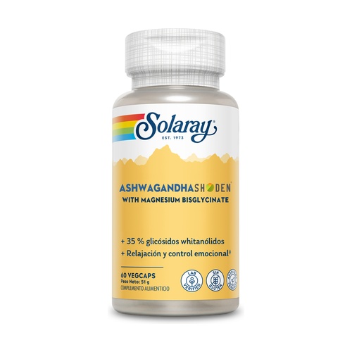 Buy Ashwagandha shoden with magnesium bisglycinate 60 capsules Solaray | Naturitas Buy Ashwagandha shoden with magnesium bisglycinate 60 capsules Solaray | Naturitas