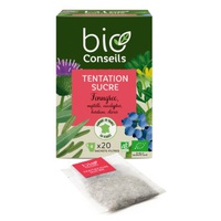 Infusión de tentación de azúcar bio 20 bolsitas infusoras - Bio Conseils | Natural Doctor