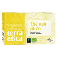 Chá preto de limão 20 saquetas de infusão de 36g - TERRA ETICA