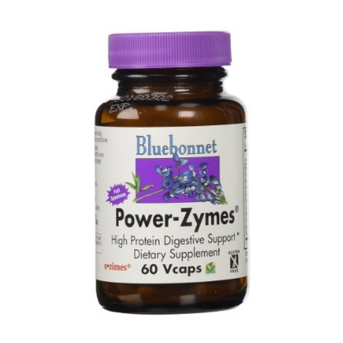 Buy Power-Zymes Digestive Enzymes 60 capsules Bluebonnet | Naturitas