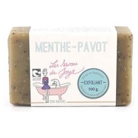 Sabonete Esfoliante de Menta e Papoula 100 g - Les Savons de Joya
