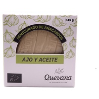 Cajus semi-curados e óleo de alho orgânico 140 g - Quevana