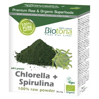 Chlorella + Spirulina råpulver