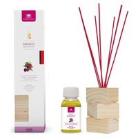 Komplett kit naturligt trä björnbär och hallon vass + essens + träbas