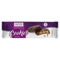 Glutenfria chokladkakor doppade i kakao