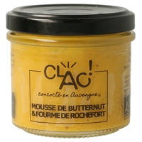 Ekologisk ostpålägg Butternutmousse och Fourme de Rochefort-ost