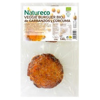 Hambúrguer vegano de grão de bico e açafrão Eco 2 unidades de 80g - Natureco