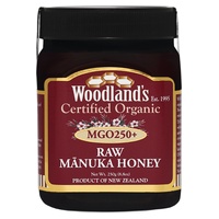 Manukový med mgo250+ bio raw monoflorální