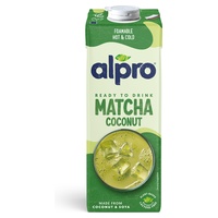 Pflanzengetränk matcha kokos