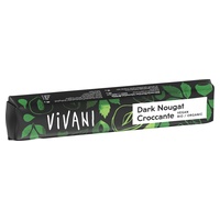 Crunchy mörk nougatbar