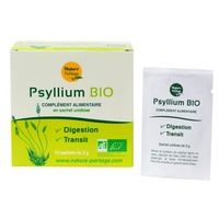 Psilio orgánico de dosis única 15 sobres de 3g - Nature et Partage | Natural Doctor