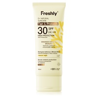 Naturlig självbrännande solskyddsmedel spf 30
