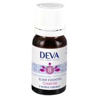 Elixir esencial N°8 Creatividad bio 20 ml de aceite esencial (Naranja - Manzanilla) - Deva | Natural Doctor