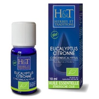 Aceite esencial de eucalipto de limón (Ecalyptus citriodora) orgánico 10 ml de aceite esencial (Eucalipto) - Herbes & Traditions | Natural Doctor