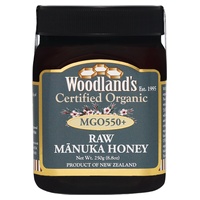 Manukový med mgo550+ bio raw monoflorální