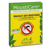 Pulseira Anti-Mosquitos Branca e Verde 1 unidade - Mousticare
