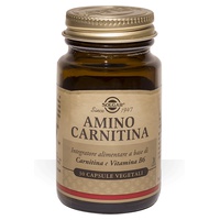 Amino carnitina 30 cápsulas - Solgar | Natural Doctor