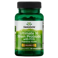 Dr. stephen langer's ultimate 16 kmenový probiotikum s fos, 3,2 miliardy cfu